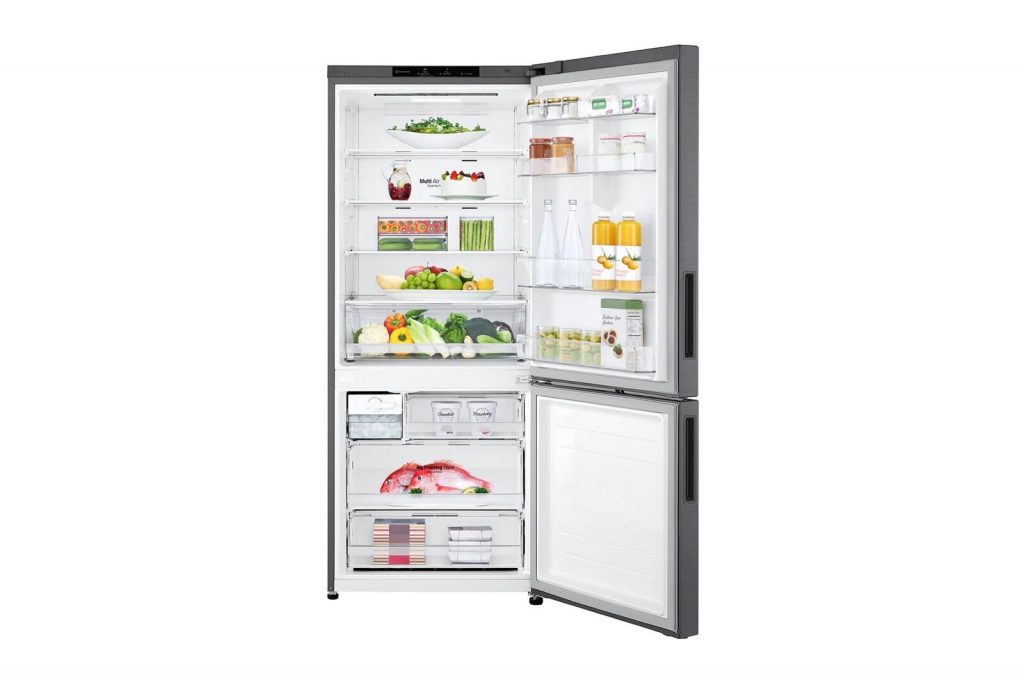 LG 420L Bottom Mount Fridge Dark Graphite GB455UPLE RAppliances