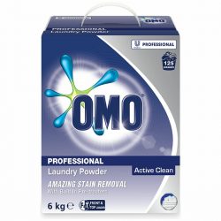 Omo 12kg Professional Laundry Powder for Front and Top Loader Washing Machines Twin 6kg Pack UL67740481-2PK - Image 2