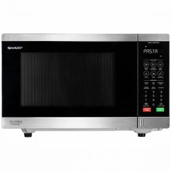 Sharp 32L 1200W Flatbed Microwave S/Steel SM327FHS - Image 3