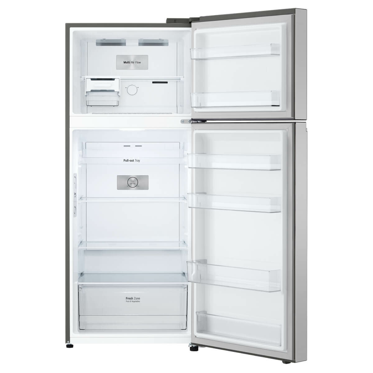 LG 375L Top Mount Fridge Stainless Steel GT-5S - Image 3