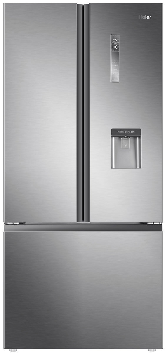 Haier 492L French Door Frost Free Fridge with Water Dispenser Stainless Steel HRF520FHS R