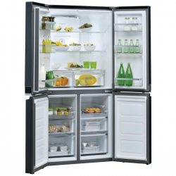 Whirlpool 594L Four-Door Fridge-Freezer - Black WQ70900SBX - Image 2