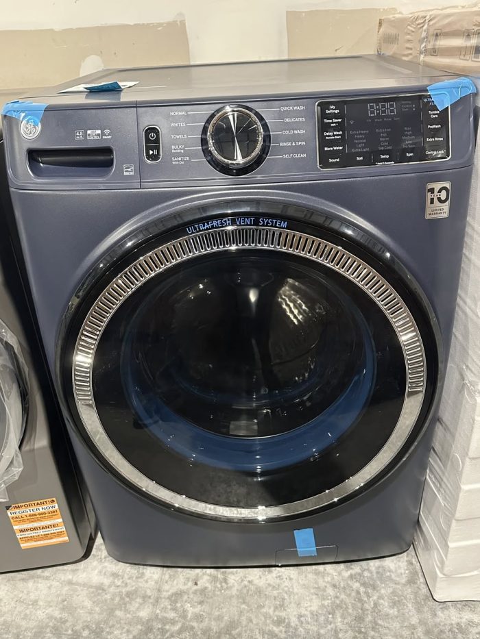GE 4.8 Cu. Ft. Front Load Washer (Model GFW550SPRRS) - Image 3