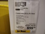 25 cu. ft. Crosley chest freezer (Model VFX25UWA) - Image 2